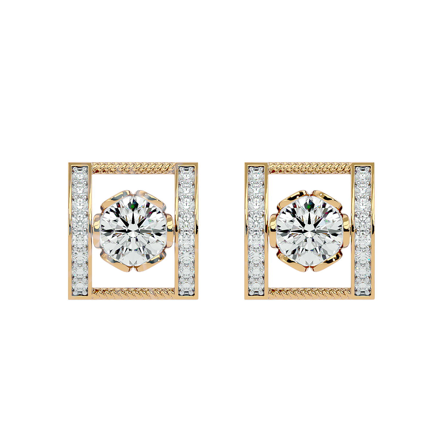 Imperial Solitaire Earring