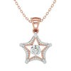 Star-Studded Solitaire Pendant