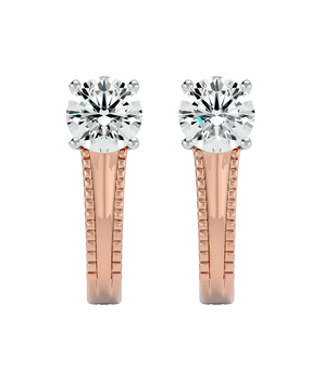 Octa Solitaire Earring