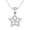 Star-Studded Solitaire Pendant