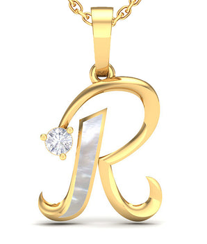 Alphabet R Pendant