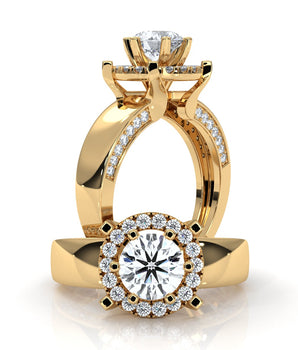 Contra -  Gold Lab Grown Diamond Ring For Women