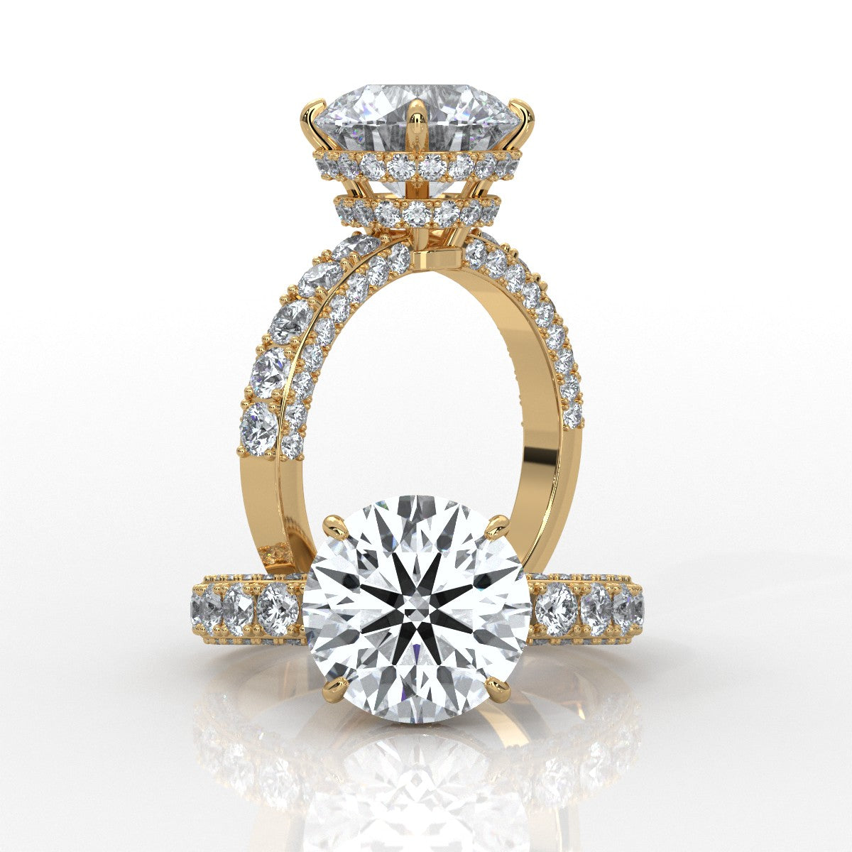 Coterie - Gold Lab Grown Diamond Ring For Women