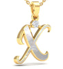 Alphabet X Pendant