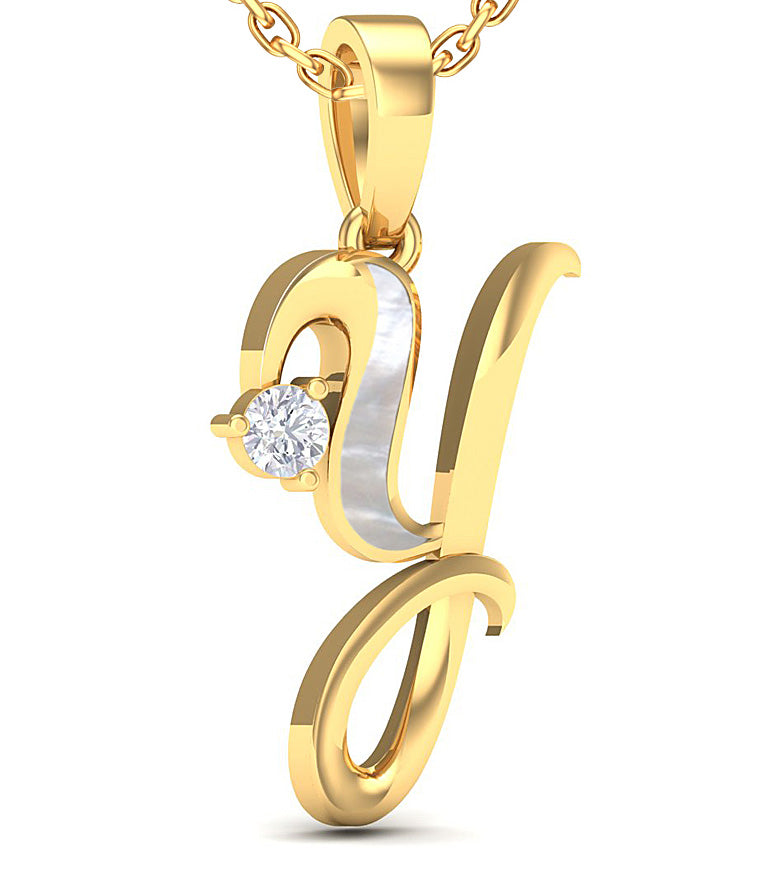 Alphabet Y Pendant
