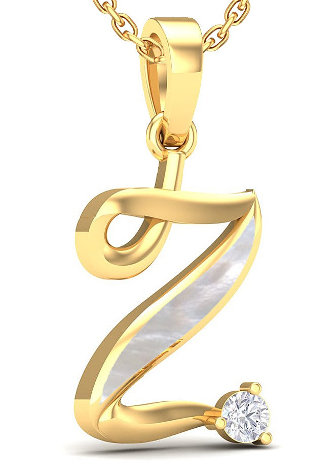 Alphabet Z Pendant