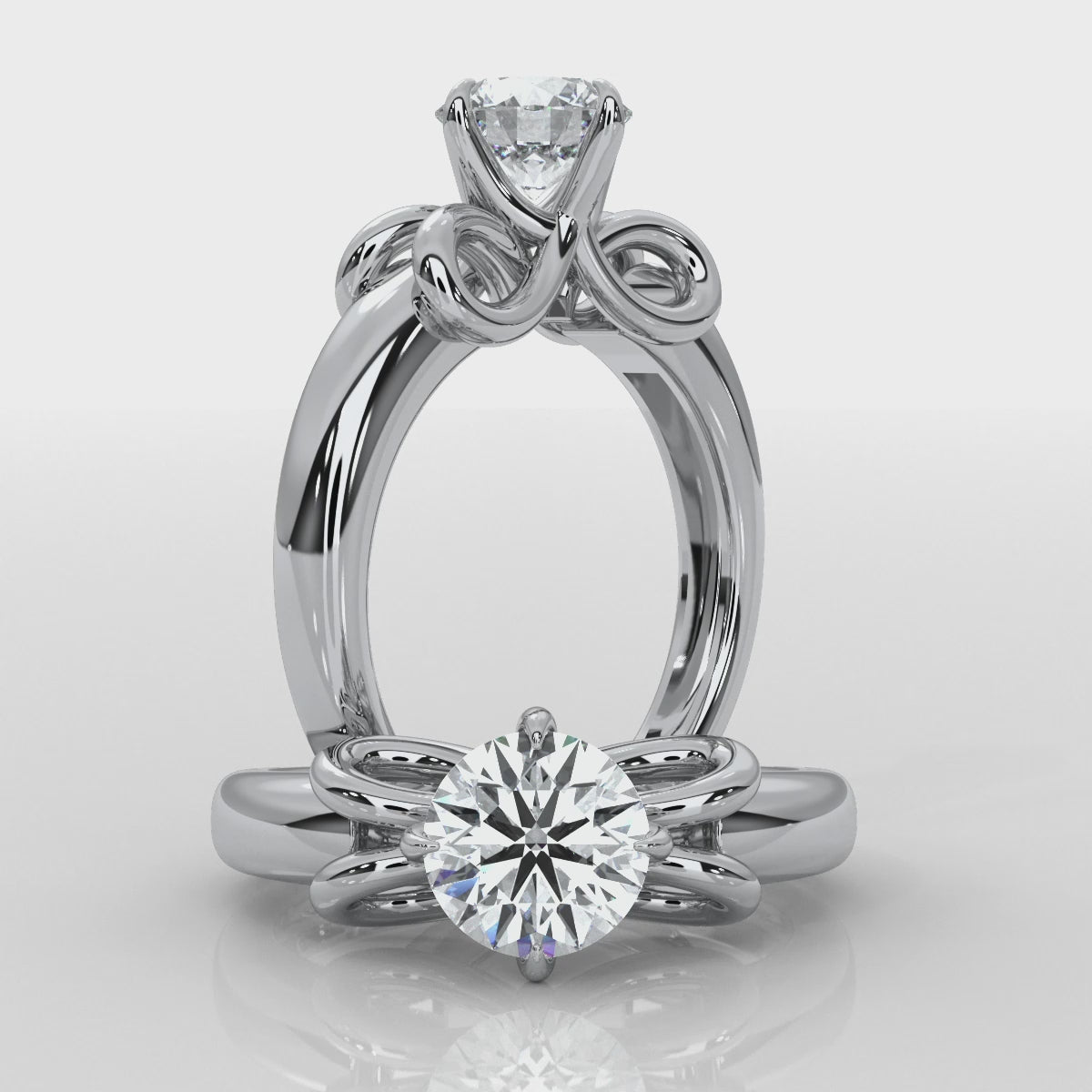 Glory - White Gold Lab Grown Diamond Ring For Women