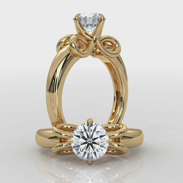 Glory - Gold Lab Grown Diamond Ring For Women