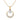 Crescent Solitaire Pendant