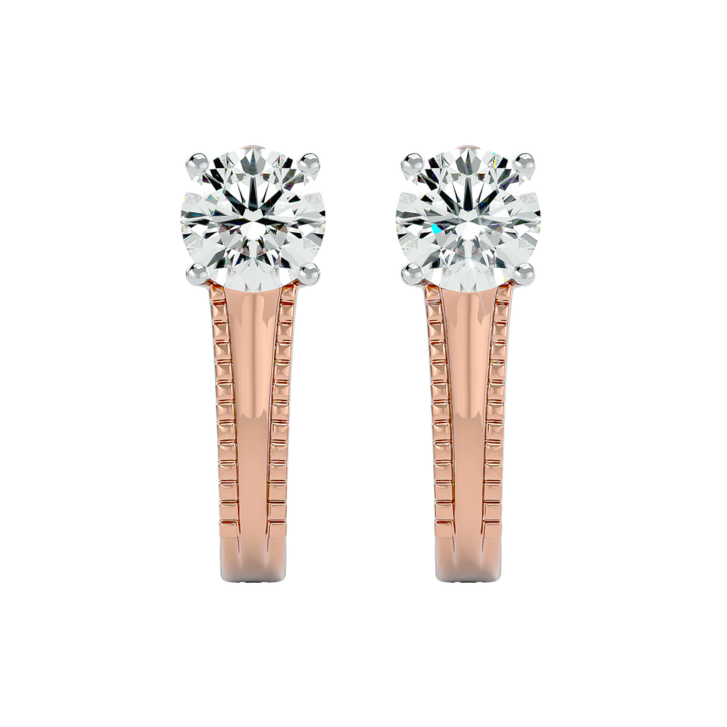 Octa Solitaire Earring