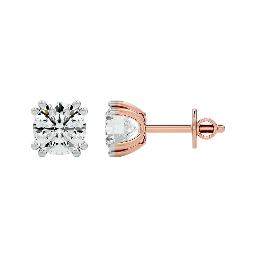 Angelia Solitaire Earring