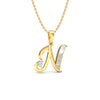 Alphabet N Pendant