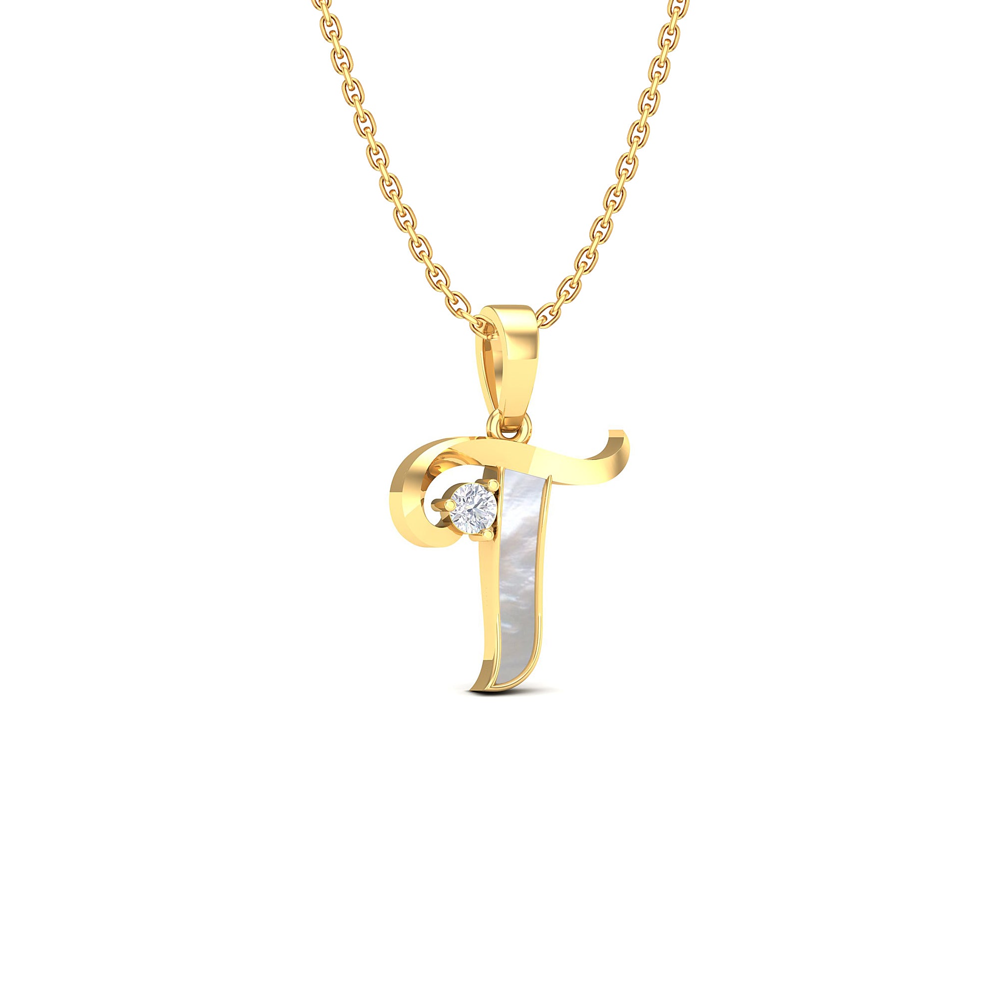 Alphabet T Pendant