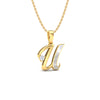 Alphabet U Pendant