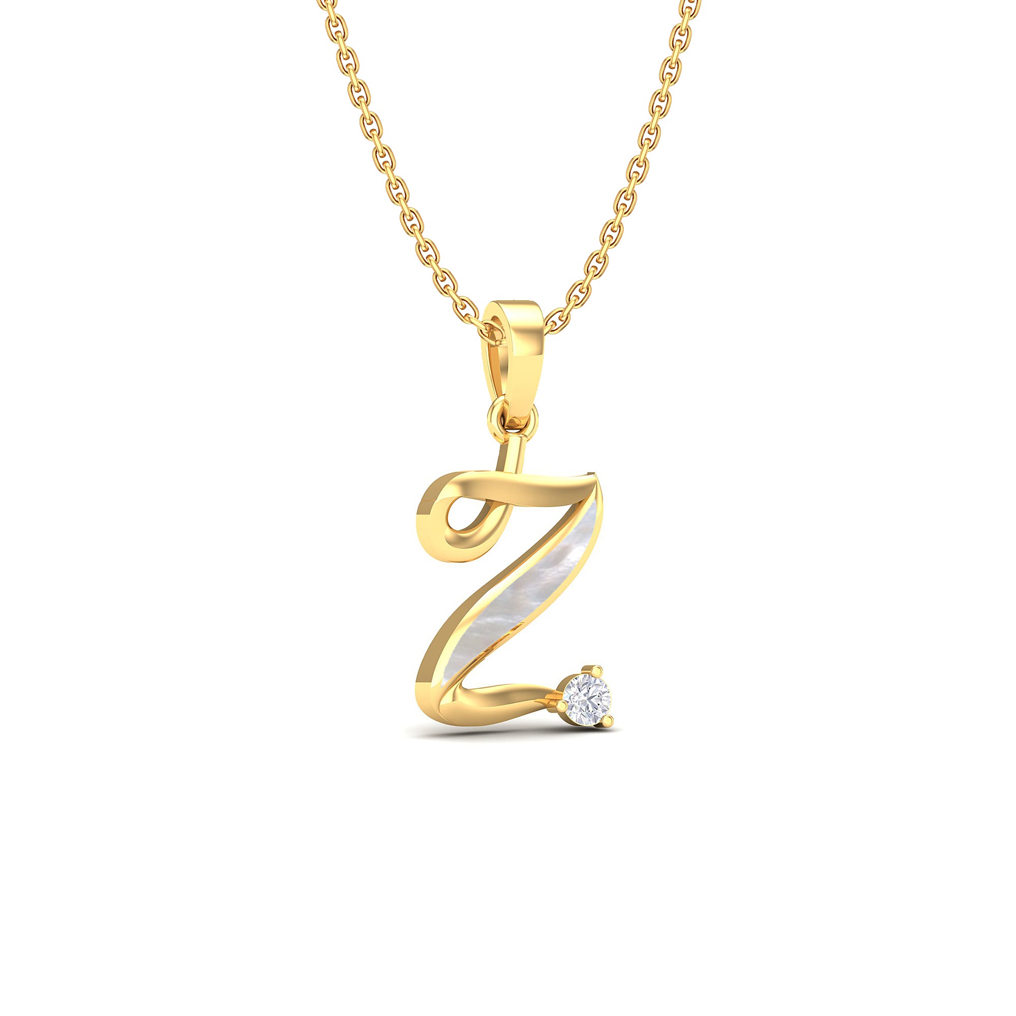 Alphabet Z Pendant