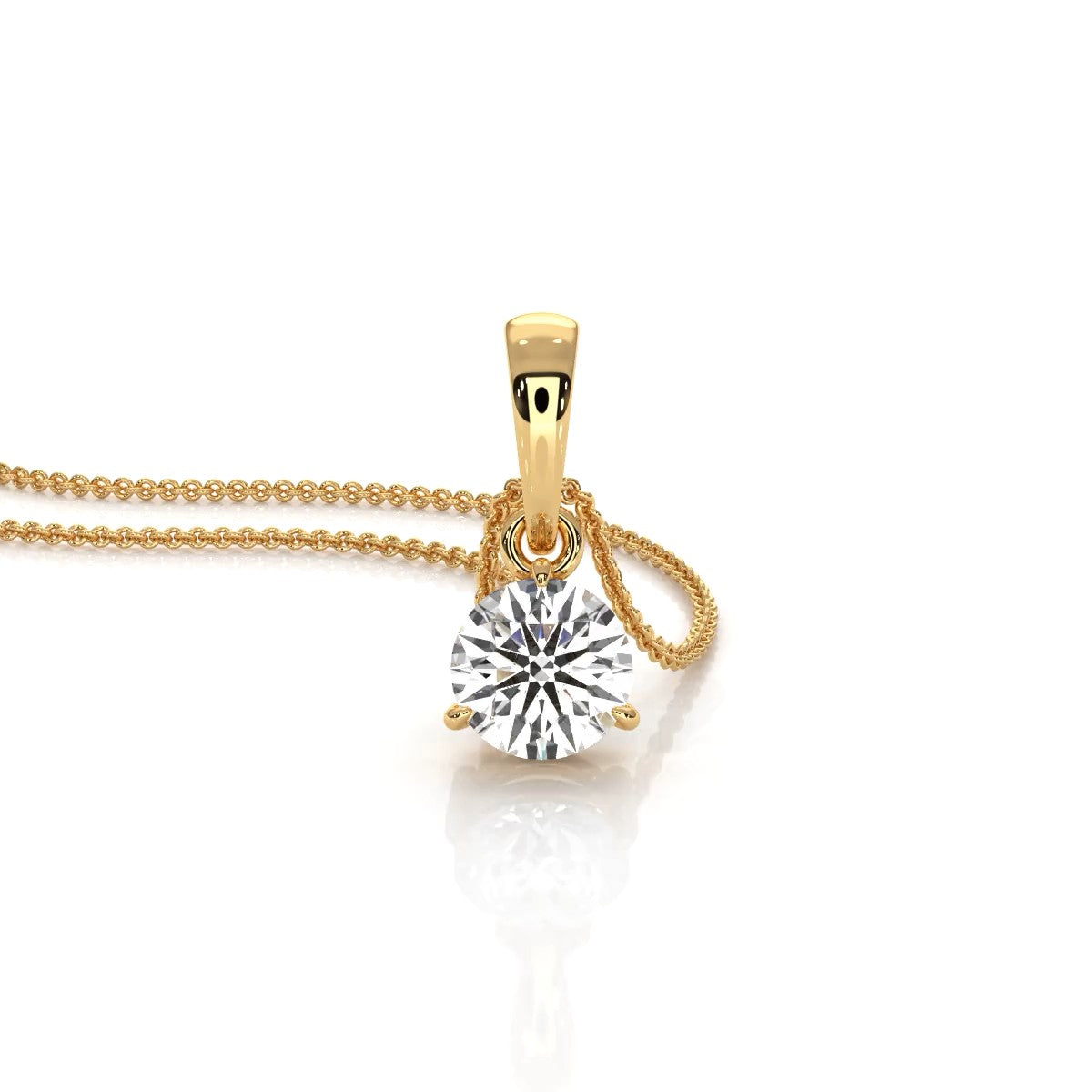 Soiree - Rose Gold Lab Grown Diamond Pendant For Women