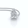 Celestial - White Gold Lab Grown Diamond Pendant For Women