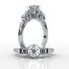 Crest - White Gold Lab Grown Diamond Ring For Women