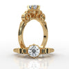 Crest - Gold Lab Grown Diamond Ring For Women