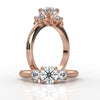 Tiara - Rose Gold Lab Grown Diamond Ring For Women