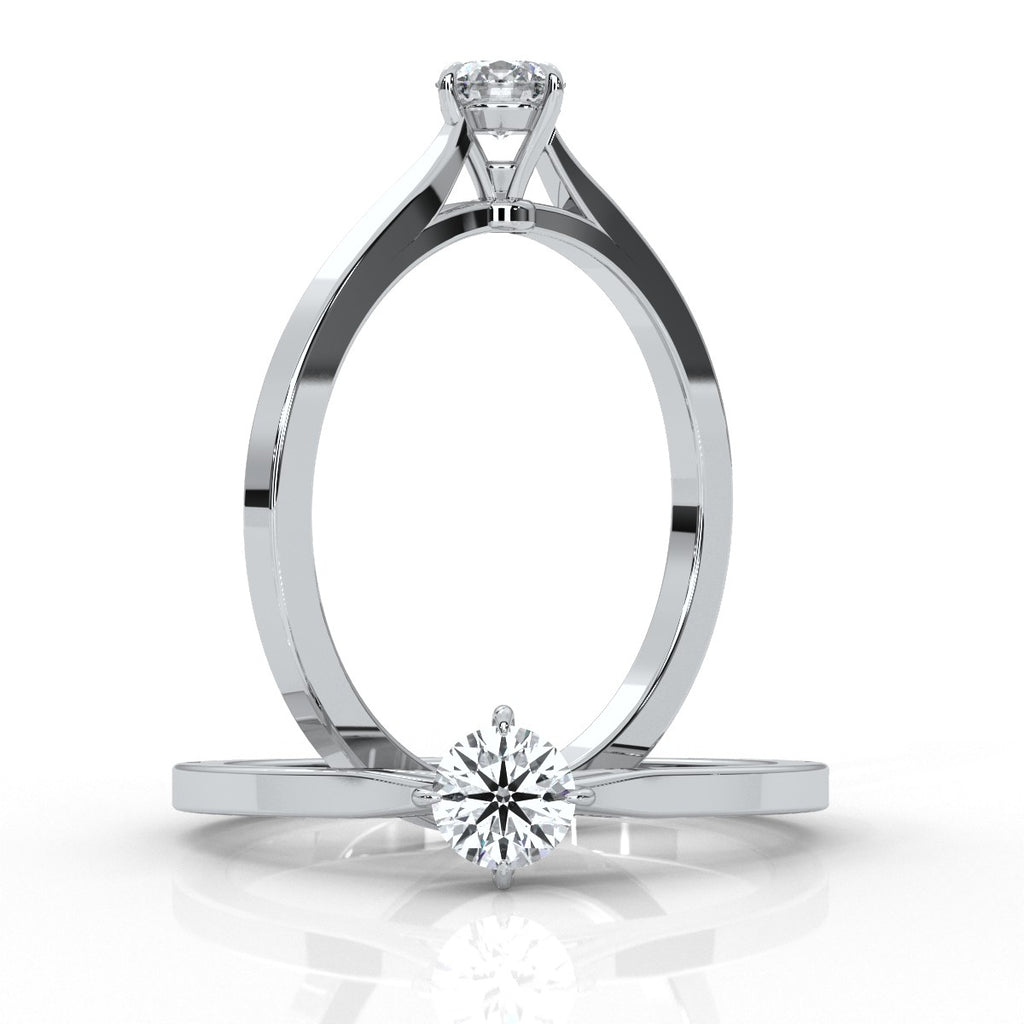 Gleam - White Lab Grown Diamond Ring For Women