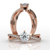 Glacial - Rose Gold Lab Grown Diamond Ring For Women