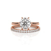 Sinfonia - Rose Gold Lab Grown Diamond Ring For Women