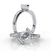 Galleria - White Gold Lab Grown Diamond Ring For Women