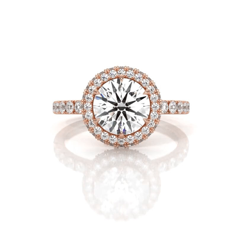 Trinity - Rose Gold Lab Grown Diamond Ring For Women