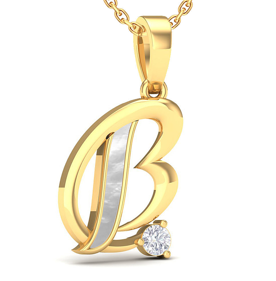 Alphabet B Pendant