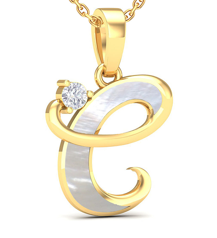 Alphabet C Pendant