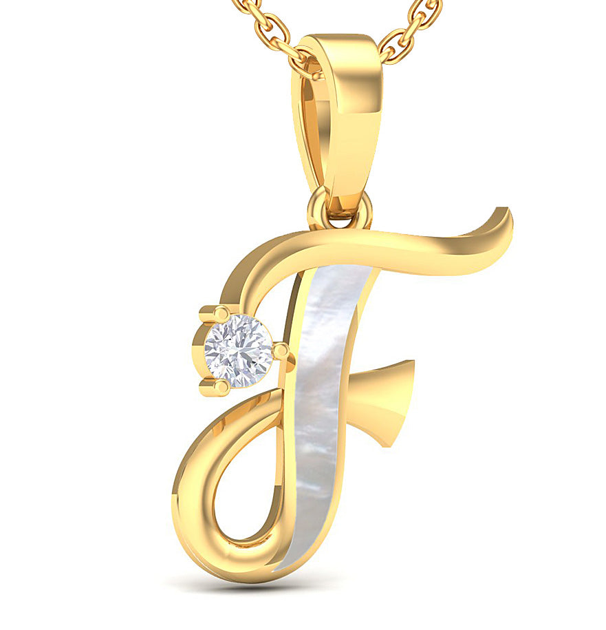 Alphabet F Pendant