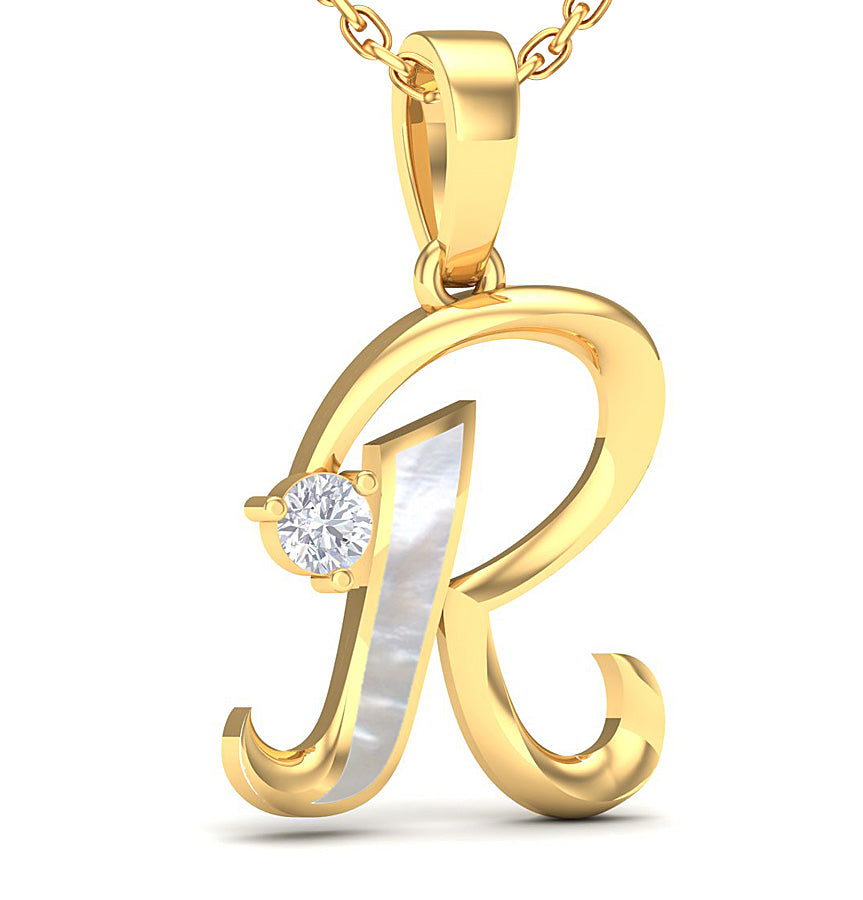 Alphabet R Pendant