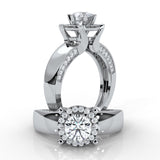 Aura- White Gold Lab Grown Diamond Ring ForÂ Women