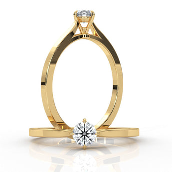 Gleam - Gold Lab Grown Diamond Ring For Women