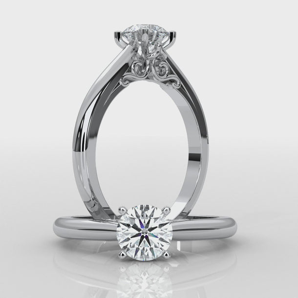 Sheen - White Gold Lab Grown Diamond Ring For Women