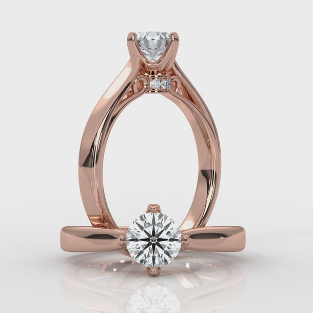 Royale - Rose Gold Lab Grown Diamond Ring For Women