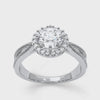 Amore - White Gold Lab Grown Diamond Ring For Women