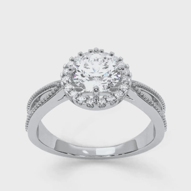 Amore - White Gold Lab Grown Diamond Ring For Women