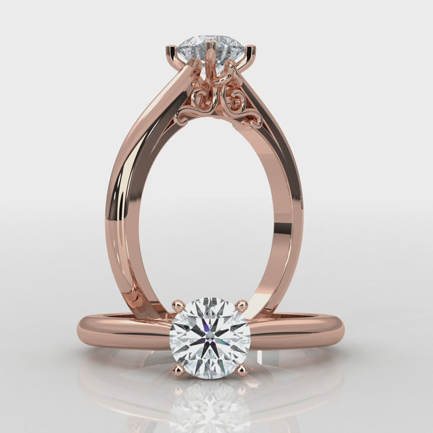 Sheen - Rose Gold Lab Grown Diamond Ring For Women