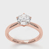 Regalia - Rose Gold Lab Grown Diamond Ring For Women