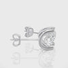 Halo Solitaire Earring