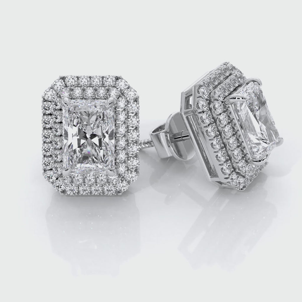 Panache  - White Gold Lab Grown Diamond Earrings For Women