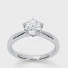 Regalia - White Gold Lab Grown Diamond Ring For Women