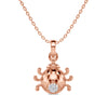 Bug Charm Solitaire Pendant