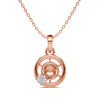 Encircled Charm Solitaire Pendant