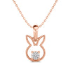 Ethereal Bunny Diamond Pendant