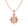 Sunbeam Solitaire Pendant