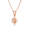 Starlit Charm Solitaire Pendant