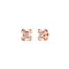 Cross Charm Solitaire Earring